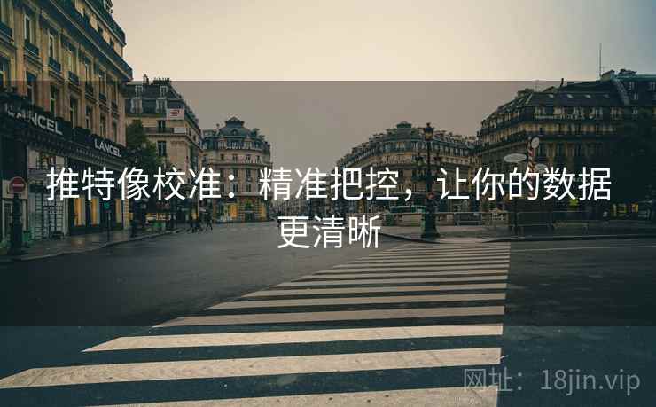 推特像校准：精准把控，让你的数据更清晰  第1张