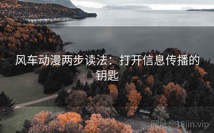 风车动漫两步读法：打开信息传播的钥匙